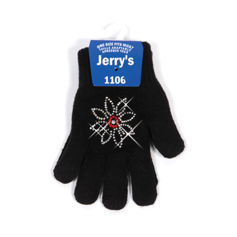 Gants 1106 Daisy Crystal - Noir