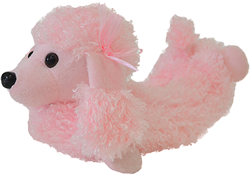 Chloe Noel Pink Poodle Blade Cover|Chloe Noel Couvre-Lame Caniche Rose