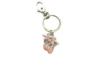 Pink Ballet Shoes Keychain|Porte-clés rose Ballet