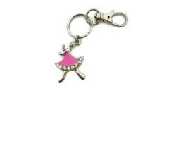 Pink Ballet Dancer Keychain|Porte-clés de Danseur de Ballet Rose