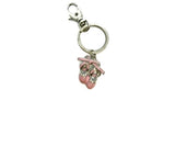 Pink Ballet Shoes Keychain|Porte-clés rose Ballet