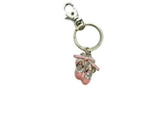 Pink Ballet Shoes Keychain|Porte-clés rose Ballet